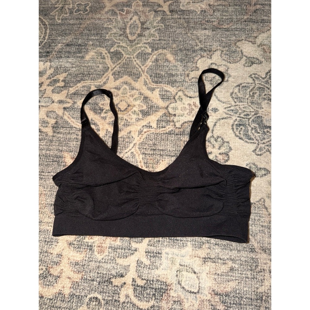 Skims Sculpting Maternity/Nursing Bralette Black